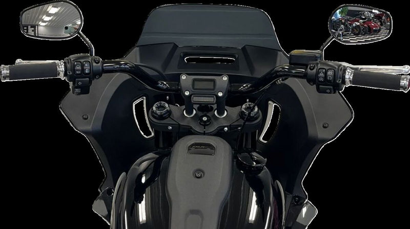 FAT Baggers INC. 1-1/4" EZ Install Round Top Handlebar - Black - 903008-B