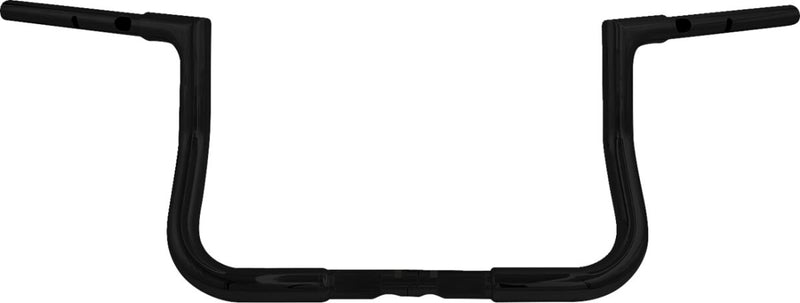 FAT Baggers INC. 1-1/4" EZ Install Flat Top Handlebar - Black - 745010-B
