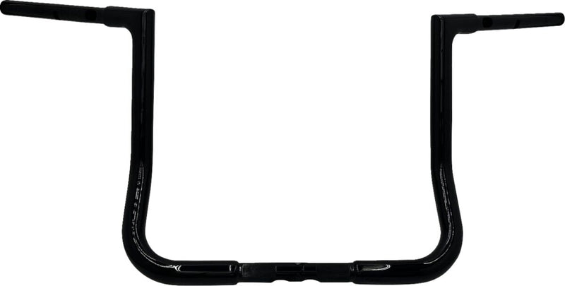 FAT Baggers INC. 1-1/4" EZ Install Flat Top Handlebar - Black - 745014-B