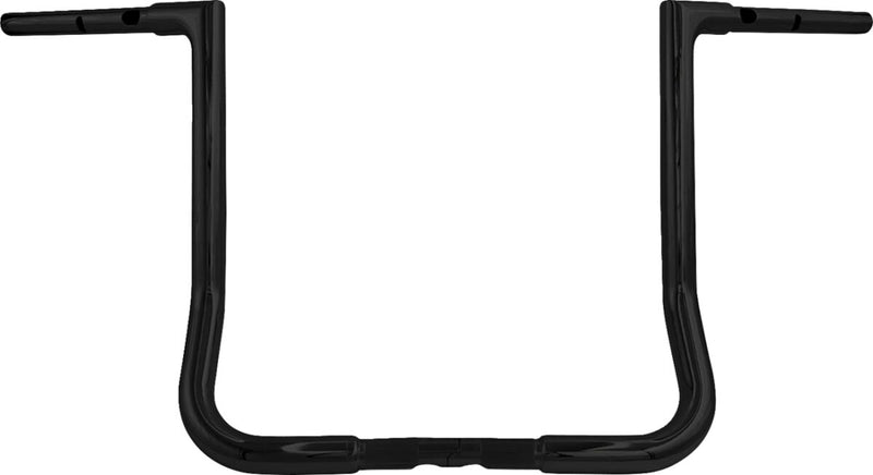 FAT Baggers INC. 1-1/4" EZ Install Flat Top Handlebar - Black - 745016-B