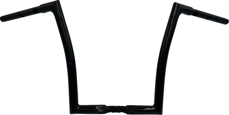 FAT Baggers INC. 1-1/4" EZ Install Flat Top Handlebar - Black - 748014-B