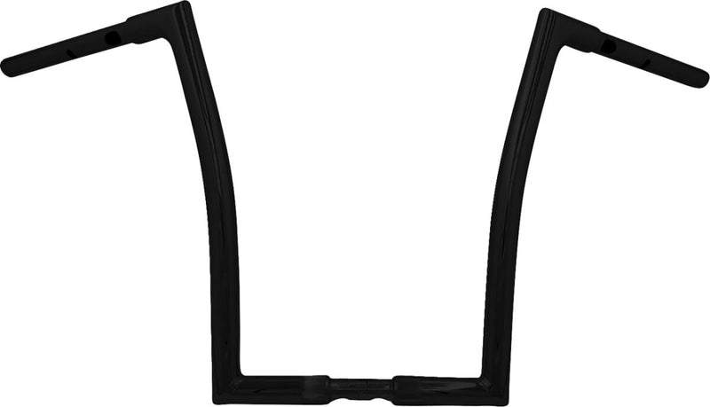 FAT Baggers INC. 1-1/4" EZ Install Flat Top Handlebar - Black - 748016-B