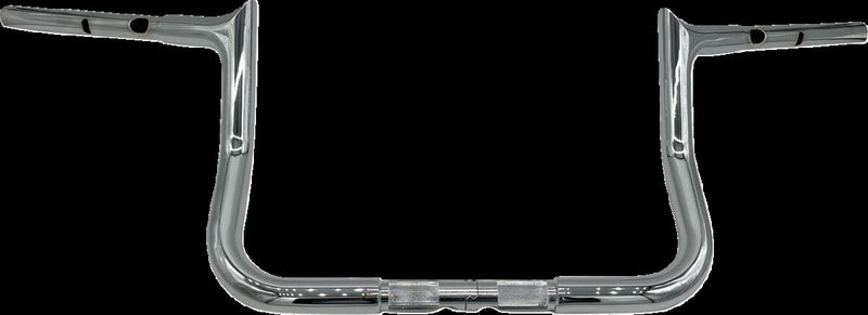 FAT Baggers INC. 1-1/4" EZ Install Pointed Top Handlebar - Chrome - 945010