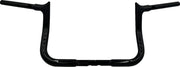 FAT Baggers INC. 1-1/4" EZ Install Pointed Top Handlebar - Black, Gloss - 945010-B