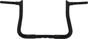 FAT Baggers INC. 1-1/4" EZ Install Pointed Top Handlebar - Black, Gloss - 945011-B
