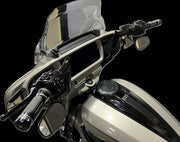FAT Baggers INC. 1-1/4" EZ Install Pointed Top Handlebar - Black, Gloss - 945012-B