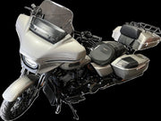 FAT Baggers INC. 1-1/4" EZ Install Pointed Top Handlebar - Black, Gloss - 945012-B