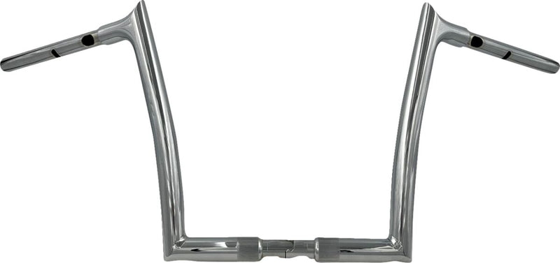 FAT Baggers INC. 1-1/4" EZ Install Pointed Top Handlebar - Chrome - 948012