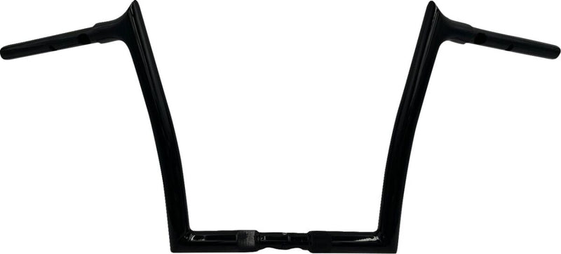 FAT Baggers INC. 1-1/4" EZ Install Pointed Top Handlebar - Black, Gloss - 948012-B