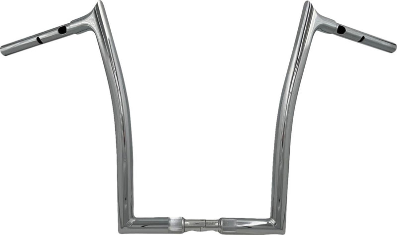 FAT Baggers INC. 1-1/4" EZ Install Pointed Top Handlebar - Chrome - 948016