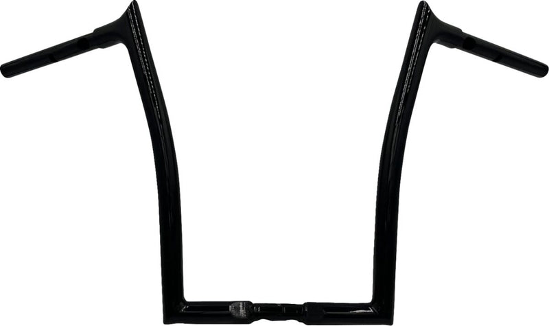 FAT Baggers INC. 1-1/4" EZ Install Pointed Top Handlebar - Black, Gloss - 948016-B