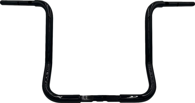 FAT Baggers INC. 1-1/4" EZ Install Round Top Handlebar - Black - 943016-B