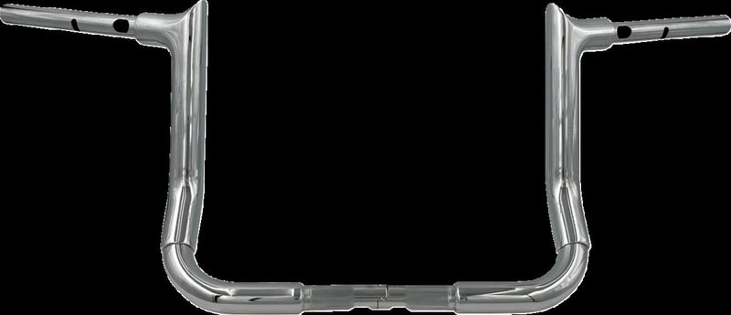 FAT Baggers INC. 1-1/2" EZ Install Pointed Top Handlebar - Chrome - 845012