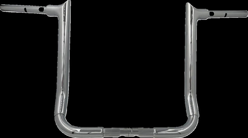 FAT Baggers INC. 1-1/2" EZ Install Pointed Top Handlebar - Chrome - 845016