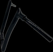 FAT Baggers INC. 1-1/2" EZ Install Pointed Top Handlebar - Black - 848014-B