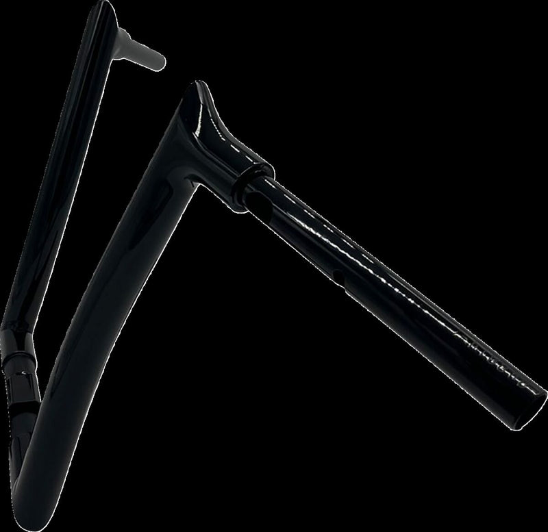 FAT Baggers INC. 1-1/2" EZ Install Pointed Top Handlebar - Black - 848014-B