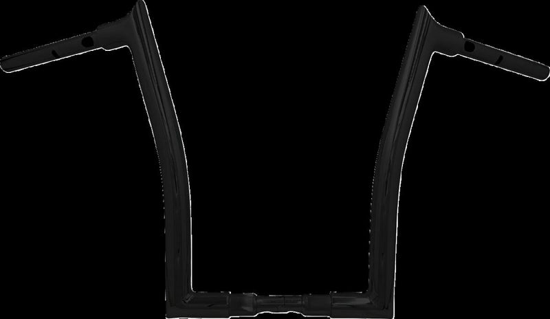 FAT Baggers INC. 1-1/2" EZ Install Pointed Top Handlebar - Black - 848016-B