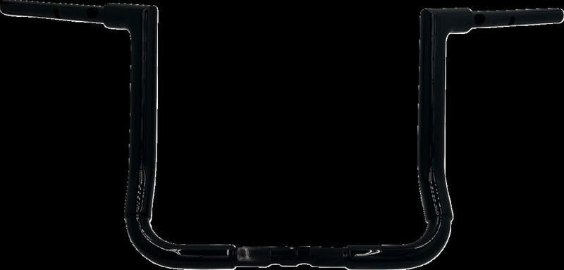 FAT Baggers INC. 1-1/2" EZ Install Flat Top Handlebar - Black - 645014-B