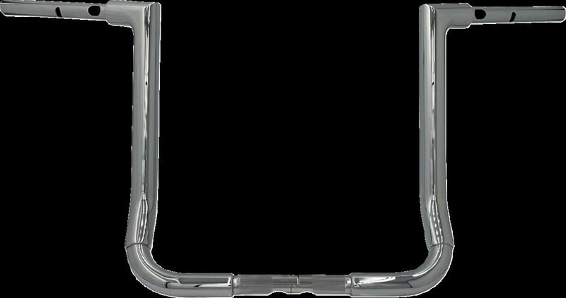FAT Baggers INC. 1-1/2" EZ Install Flat Top Handlebar - Chrome - 645016