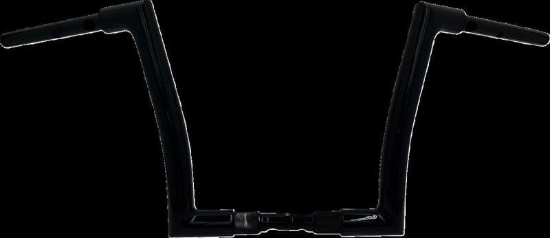 FAT Baggers INC. 1-1/2" EZ Install Flat Top Handlebar - Black - 648012-B