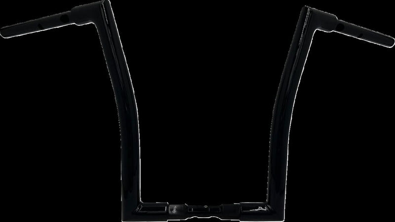 FAT Baggers INC. 1-1/2" EZ Install Flat Top Handlebar - Black - 648016-B