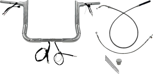 FAT Baggers INC. 1-1/2" EZ Install Pointed Top Handlebar - Chrome - 849012