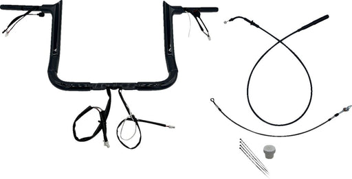 FAT Baggers INC. 1-1/2" EZ Install Pointed Top Handlebar - Black - 849012-B
