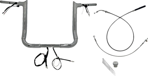 FAT Baggers INC. 1-1/2" EZ Install Pointed Top Handlebar - Chrome - 849014