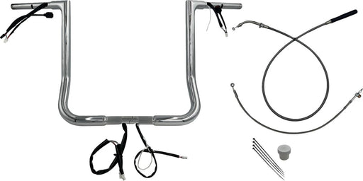FAT Baggers INC. EZ Install Wired Handlebar Kit - Chrome - 749016