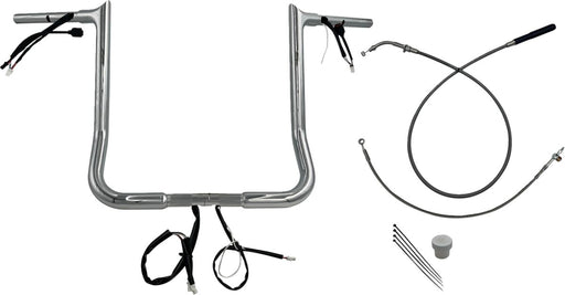 FAT Baggers INC. EZ Install Wired Handlebar Kit - Chrome - 949016