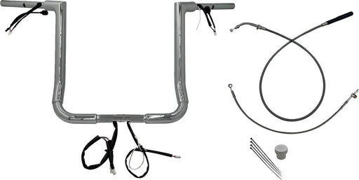 FAT Baggers INC. EZ Install Wired Handlebar Kit - Chrome - 649016
