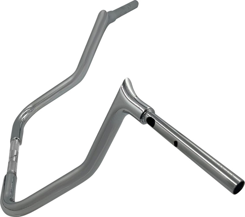 FAT Baggers INC. 1-1/4" EZ Install Pointed Top Handlebar - Chrome - 945013