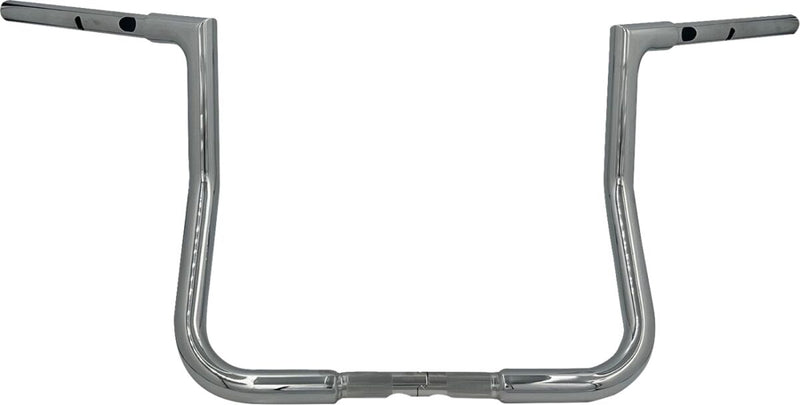 FAT Baggers INC. 1-1/4" EZ Install Flat Top Handlebar - Chrome - 745013
