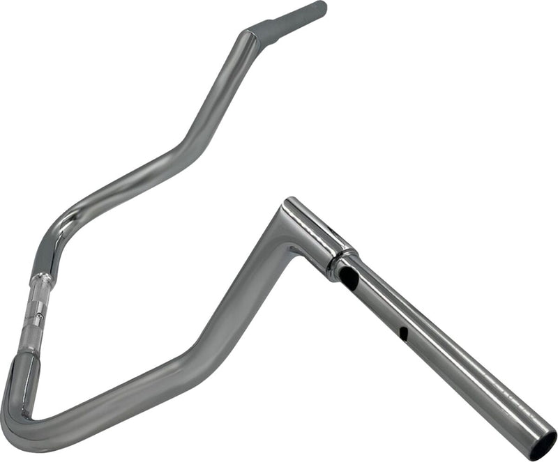 FAT Baggers INC. 1-1/4" EZ Install Flat Top Handlebar - Chrome - 745013