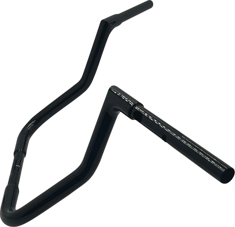 FAT Baggers INC. 1-1/4" EZ Install Flat Top Handlebar - Black - 745013-B