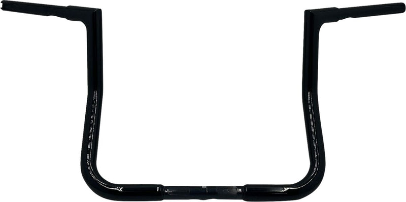 FAT Baggers INC. 1-1/4" EZ Install Flat Top Handlebar - Black - 705013-B