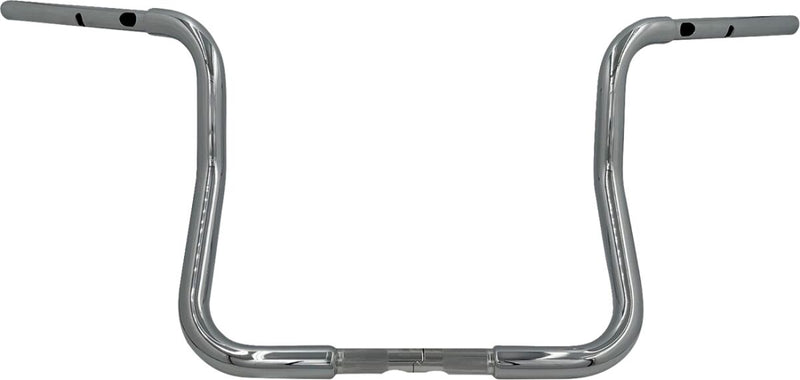 FAT Baggers INC. 1-1/4" EZ Install Round Top Handlebar - Chrome - 943013
