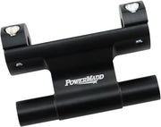 Powermadd Powerriser 475 Pivoting Handlebar Risers - Black, Flat - 45430