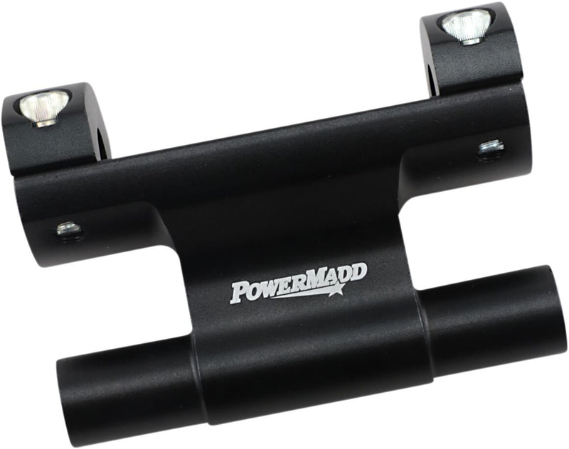 Powermadd Powerriser 475 Pivoting Handlebar Risers - Black, Flat - 45430