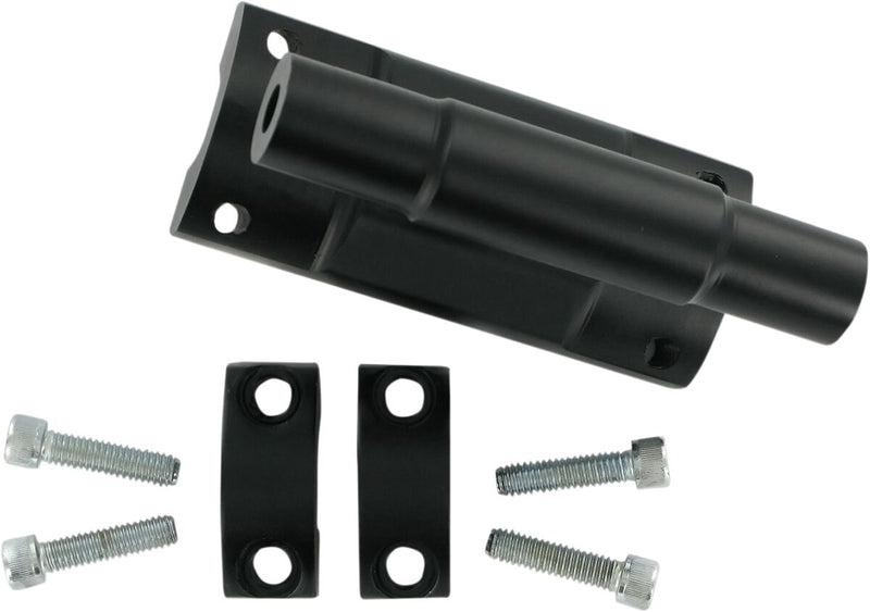 Powermadd Powerriser 475 Pivoting Handlebar Risers - Black, Flat - 45432
