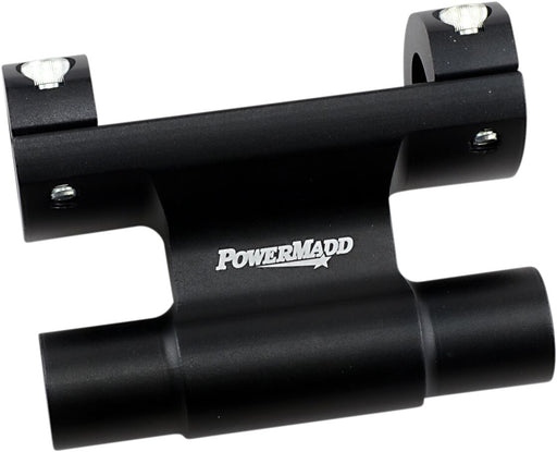 Powermadd Powerriser 475 Pivoting Handlebar Risers - Black, Flat - 45440