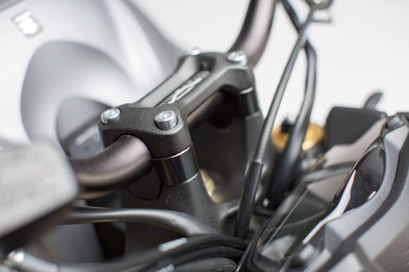 SW-Motech 20mm Bar Riser - Anodised,  Black - Handlebar
