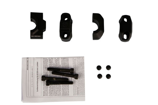 SW-Motech Bar Riser for 28mm Handlebar - Black,  Powder-Coated - EH000392410030B