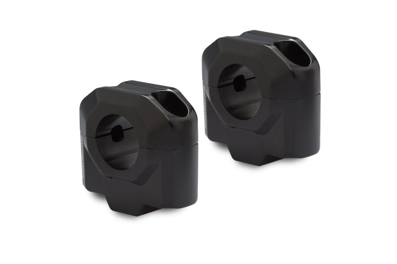 SW-Motech Bar Riser for 28mm Handlebar - Black,  Powder-Coated - EH000392410030B