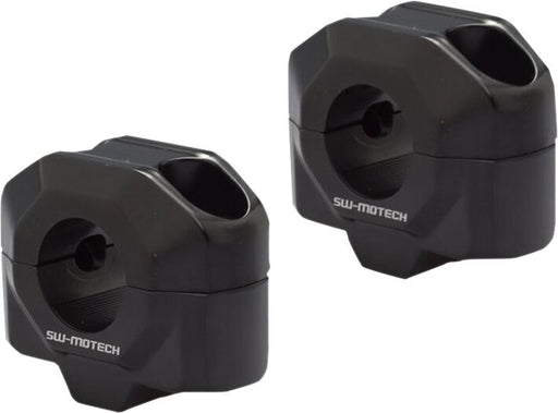 SW-Motech 20mm Bar Riser - Black,  Powder-Coated - Handlebar