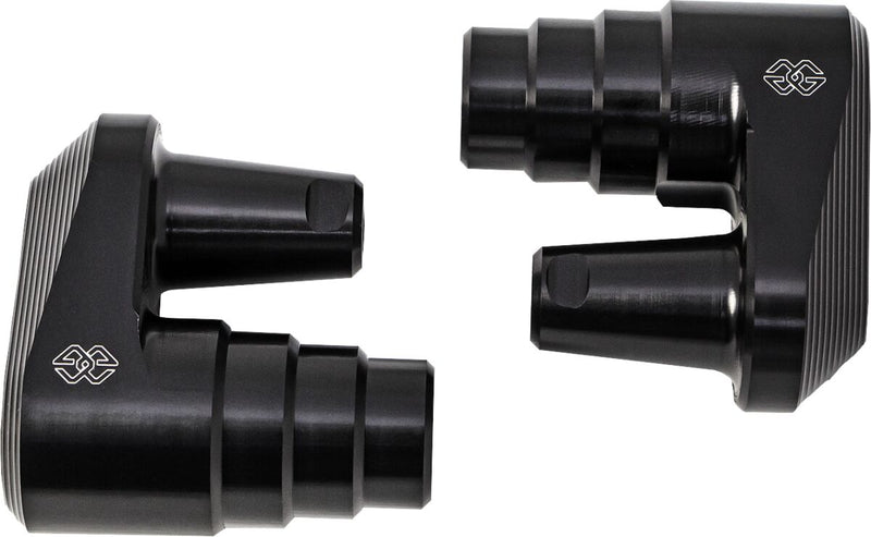 Gilles Tooling Handlebar Riser Kit - Anodised,  Black