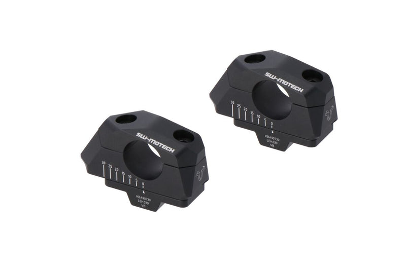 SW-Motech Bar back variable for Ø28 handlebars - Black - Barback