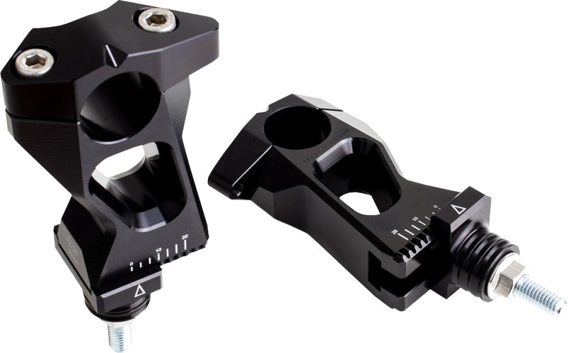 Gilles Tooling 2D.GT Handlebar Risers - Black - 2DGT-04-17-B