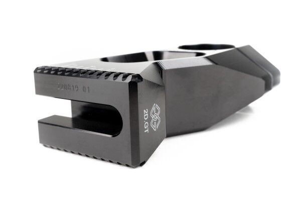 Gilles Tooling 2D.GT Handlebar Risers - Black - 2DGT-04-22-B
