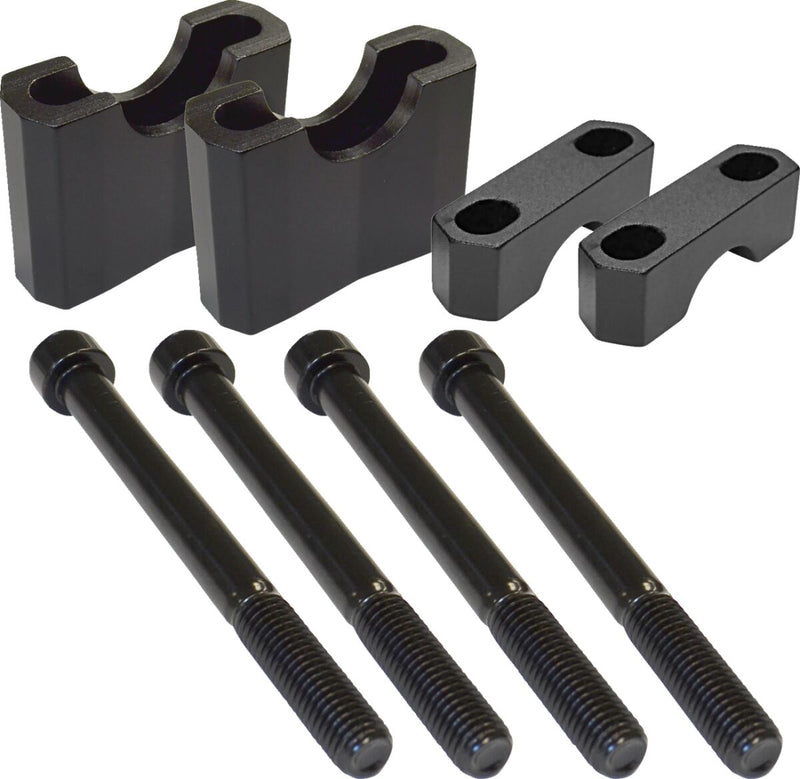 Powermadd Universal 7/8" Bar Risers - Black, Flat, Handlebar - 45215